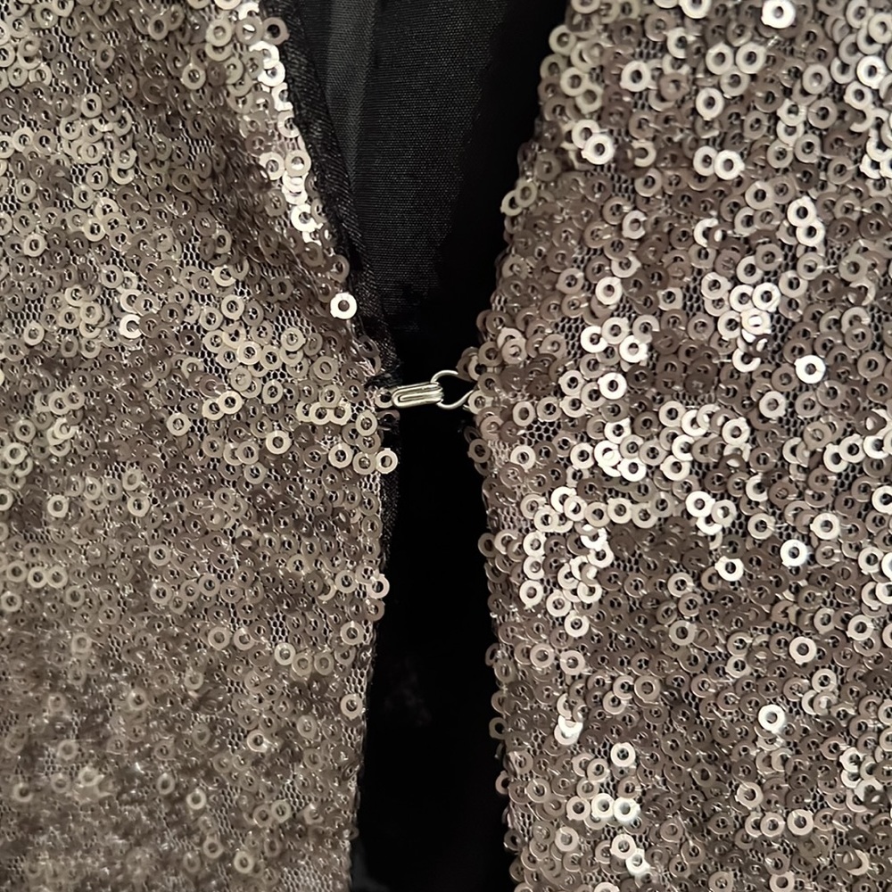 3/$60 🌟 Taupe  sequin blazer NWT M/L - Picture 4 of 6